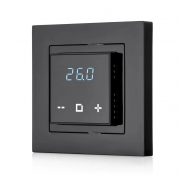 Терморегулятор для теплого пола Russian Heat 6000D Wi-Fi черный
